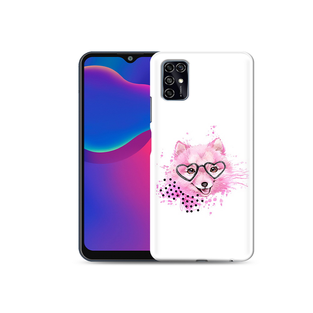 Чехол MyPads Tocco для ZTE Blade V2020 Smart розовый волченок (PT156449.459.585)