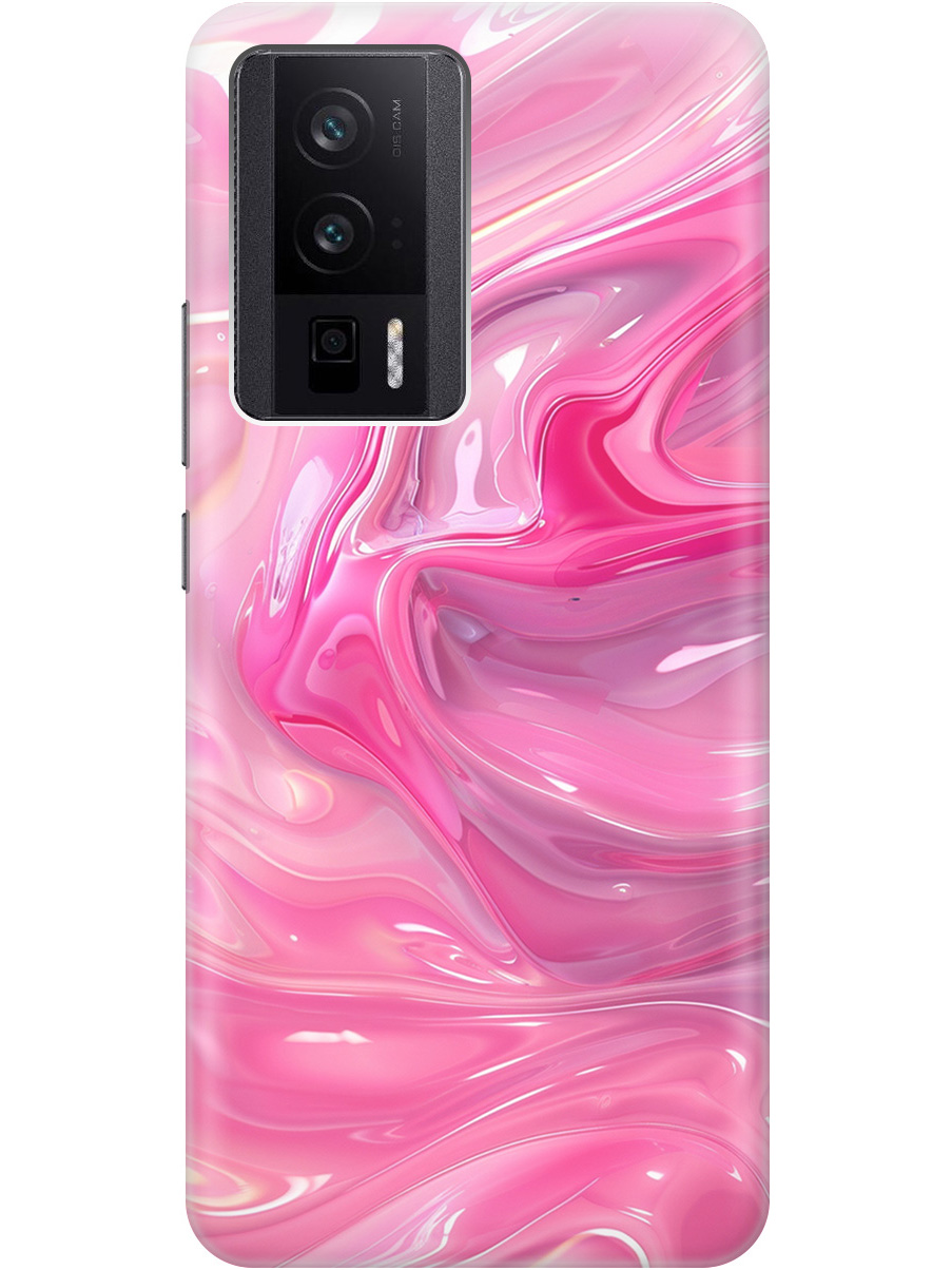 

Силиконовый чехол на Poco F5 Pro с принтом "Розовые волны", Прозрачный;розовый, 771146931