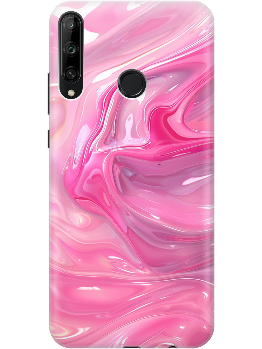 

Силиконовый чехол на Honor 9C / Huawei P40 Lite E с принтом "Розовые волны", Прозрачный;розовый, 722946231