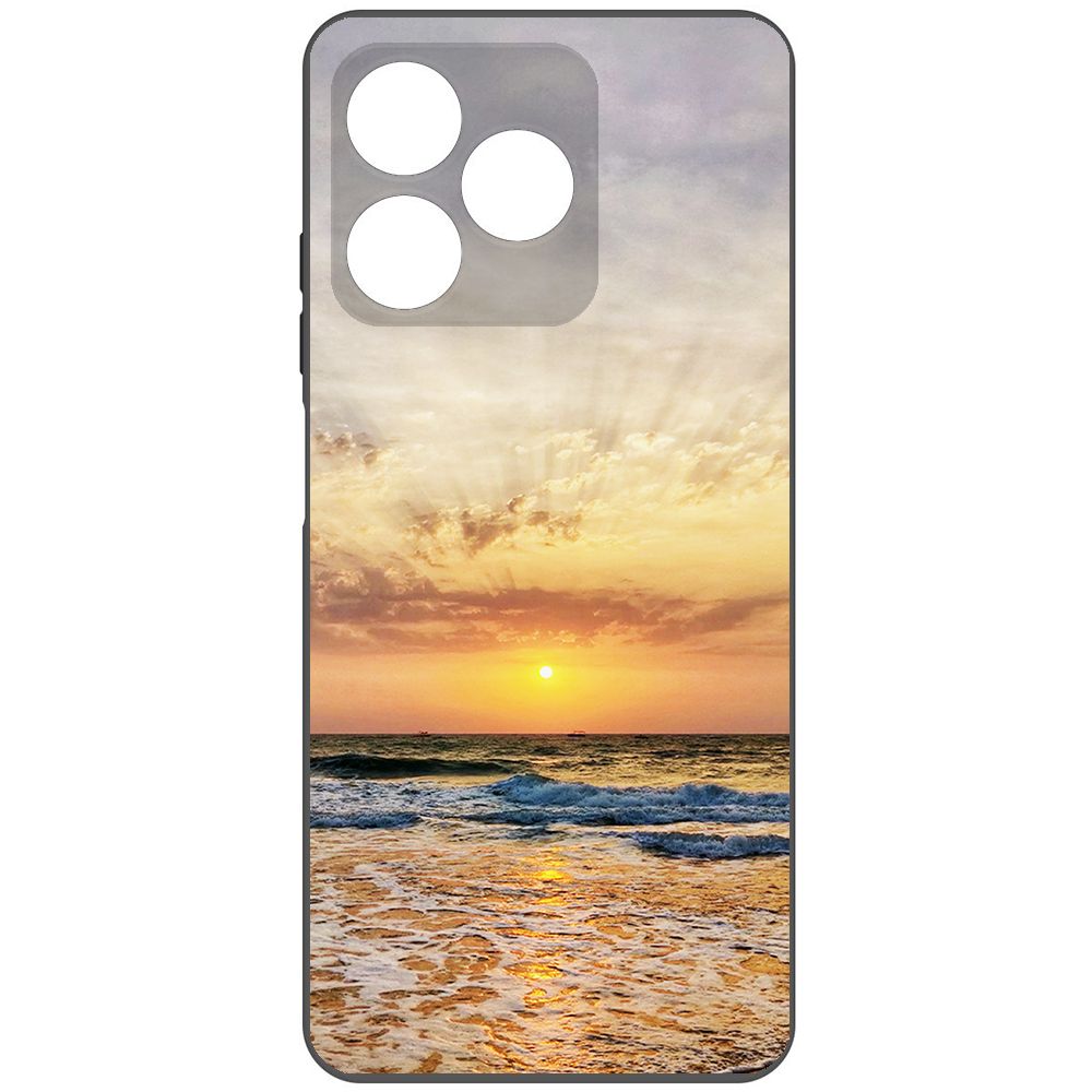 

Чехол-накладка Krutoff Soft Case Индия, Пляжи Гоа для Realme Note 50 черный