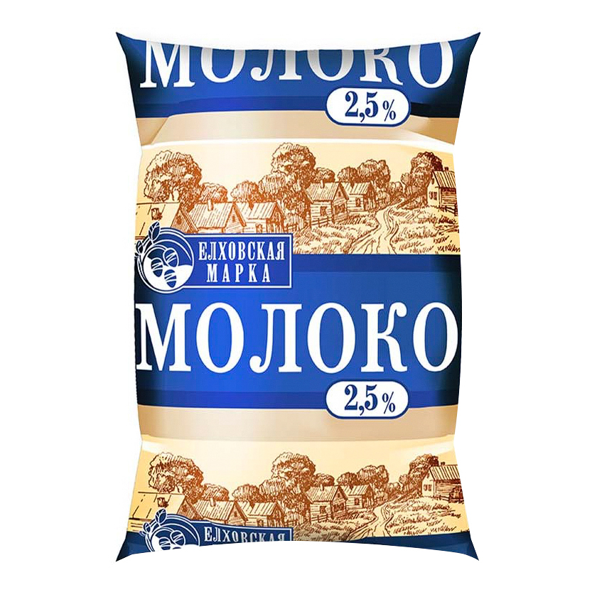 

Молоко Елховская Марка пастеризованное 2,5% 900 мл