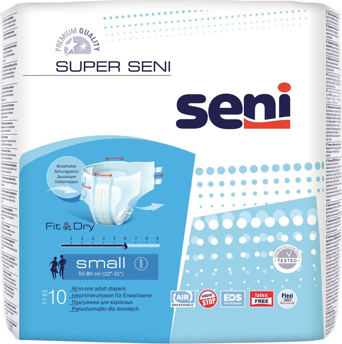 Подгузники для взрослых Белла Super Seni Fit&Dry Small 10 шт.