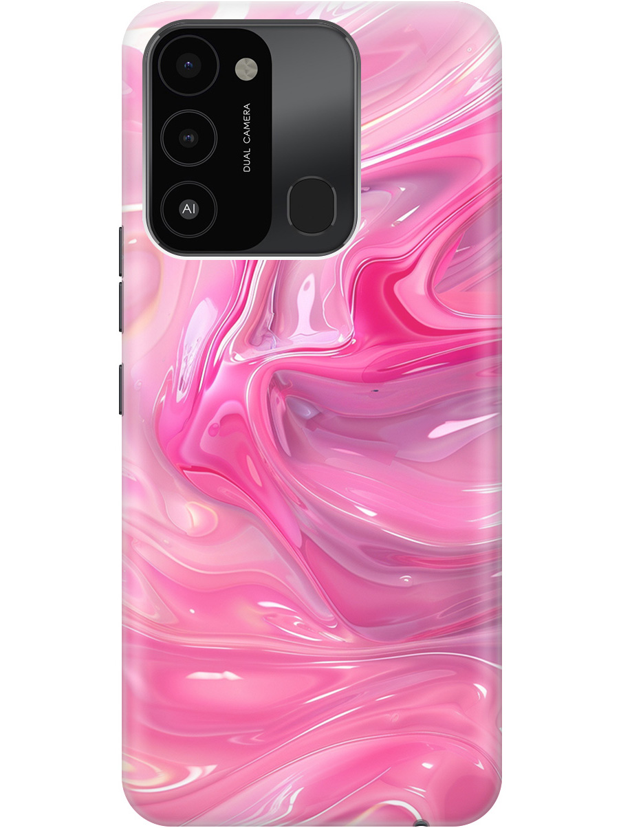

Силиконовый чехол на Tecno Spark 8C / Go 2022 с принтом "Розовые волны", Прозрачный;розовый, 778678031
