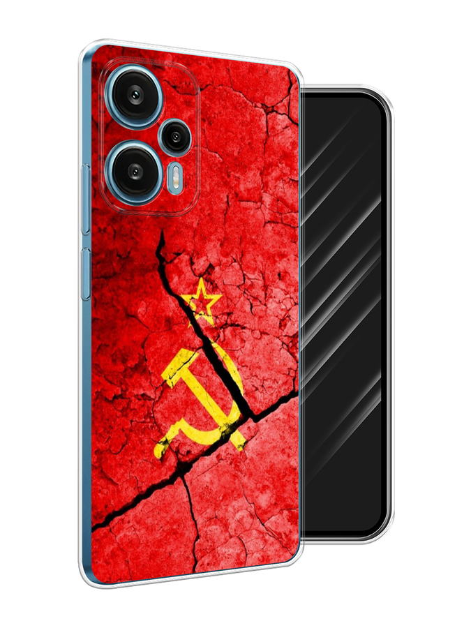 

Чехол Awog на Xiaomi Redmi Note 12 Turbo, Poco F5 "СССР", Красный;черный;желтый, 318750-1