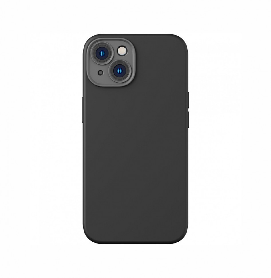 

Чехол Baseus Liquid Silica Gel Magnetic case+Tempered glass для iPhone 14, Черный, Liquid Silica Gel Magnetic case + Tempered glass