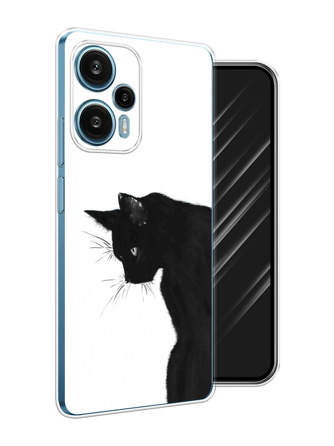 

Чехол Awog на Xiaomi Redmi Note 12 Turbo, Poco F5 "Black cat", Черный;белый, 318750-1