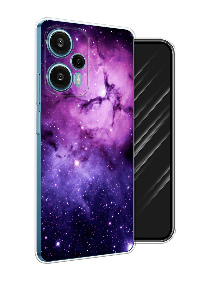 

Чехол Awog на Xiaomi Redmi Note 12 Turbo, Poco F5 "Космос 18", Фиолетовый;черный;белый, 318750-1
