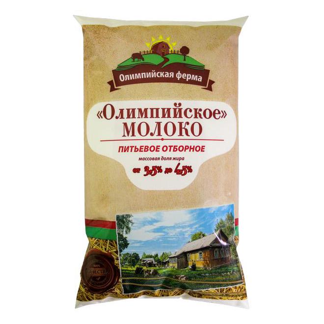 

Молоко питьевое «Олимпийская ферма» Отборное пастеризованное 3,5-4,5%, 1 л