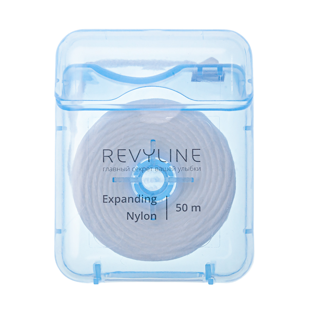 Зубная нить Revyline 840D Expanding floss нейлон, вощеная, 50 м