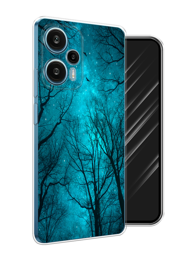 

Чехол Awog на Xiaomi Redmi Note 12 Turbo, Poco F5 "Сказочный лес", Черный;бирюзовый, 318750-1