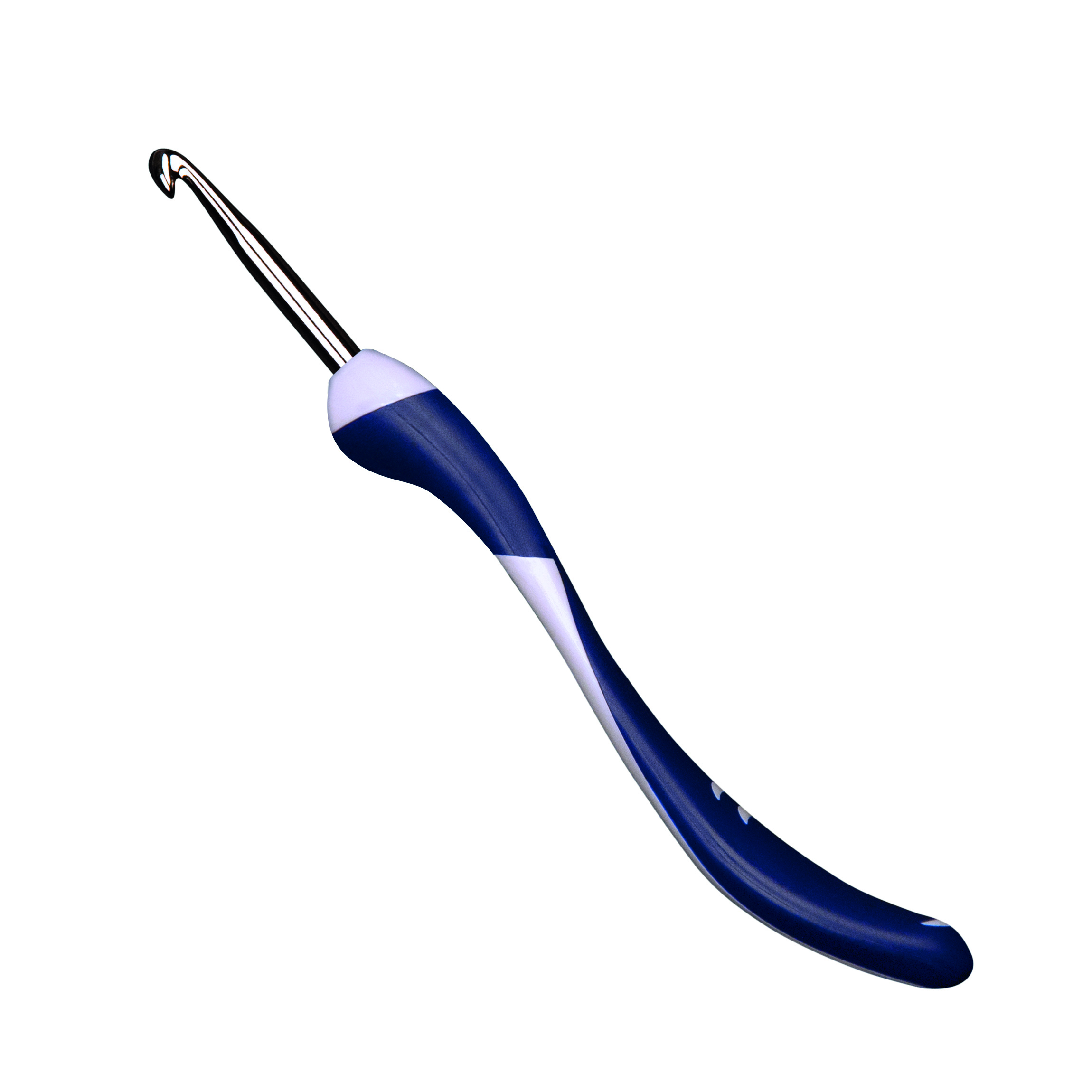 Крючок д/вязания ADDI с эргономичной пластиковой ручкой addiSwing Maxi 6мм 17см 141-7/6-17