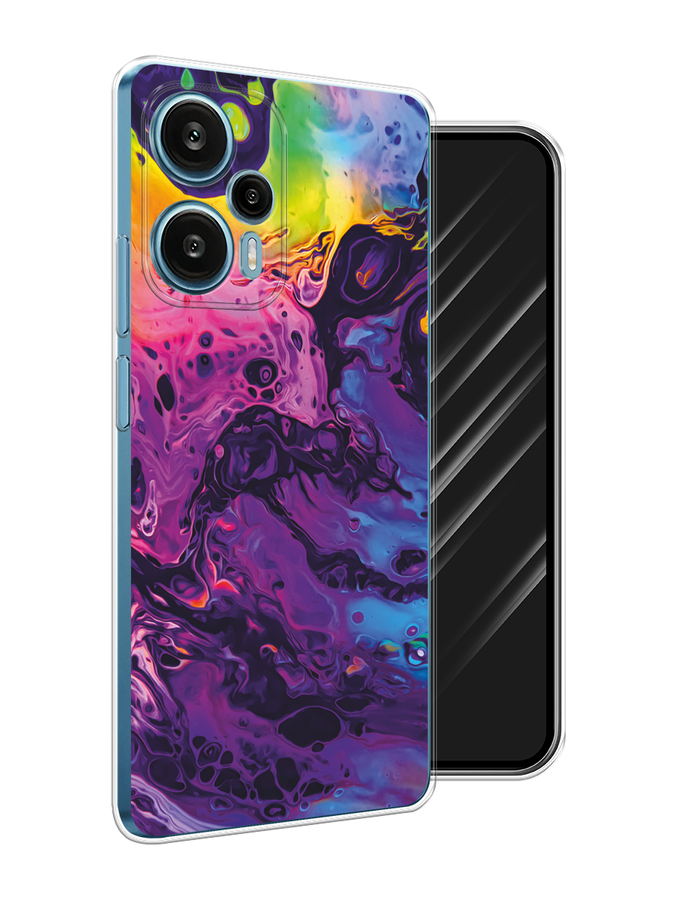 

Чехол Awog на Xiaomi Redmi Note 12 Turbo, Poco F5 "ACID fluid", Бордовый, 318750-1