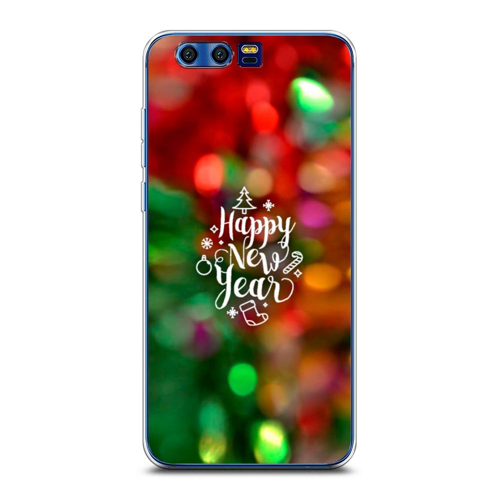 

Чехол на Honor 9 "Новый Год на елке", Зеленый;красный;желтый, 62450-5