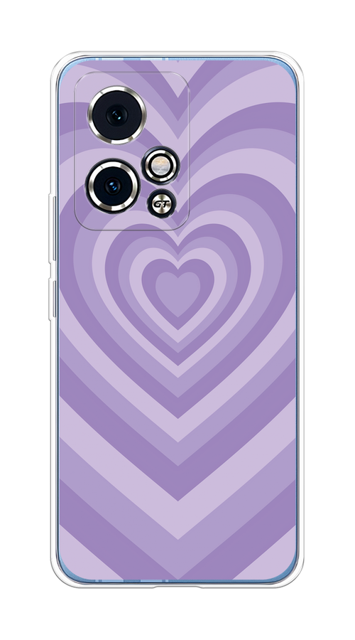 

Чехол на Honor 90 GT "Violet heart latte", Фиолетовый, 6123450-1