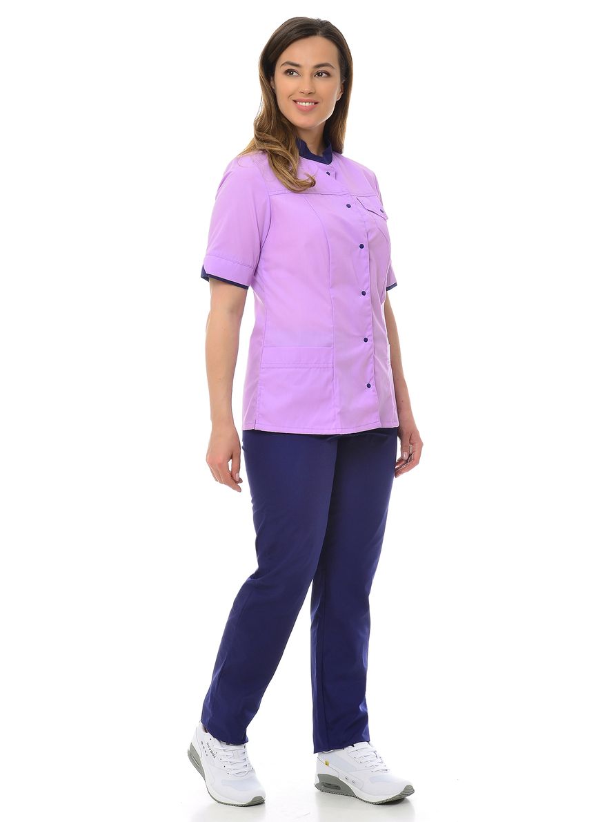 фото Костюм медицинский женский medicalwear марго 107 фиолетовый 40 ru