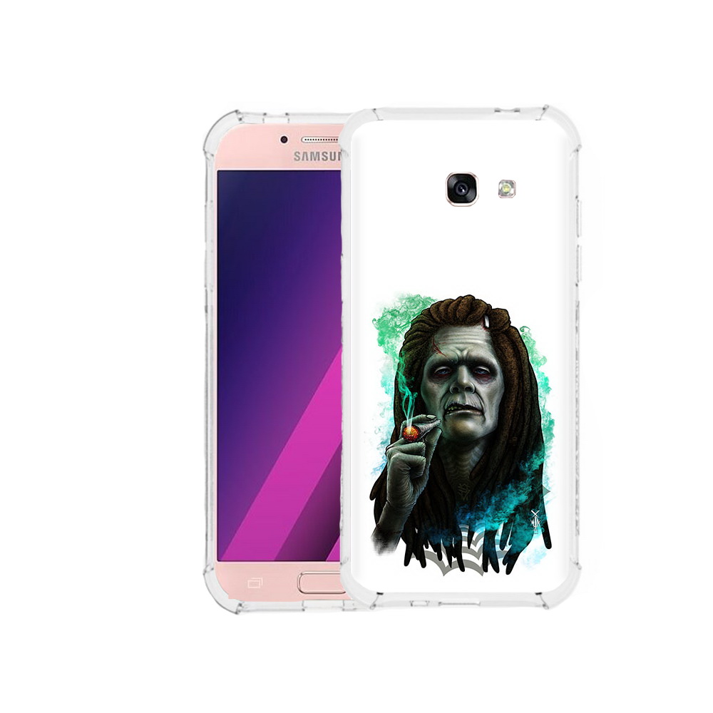 

Чехол MyPads Tocco для Samsung Galaxy A5 зеленый мужчина с сигаретой (PT51293.578.360), Прозрачный, Tocco