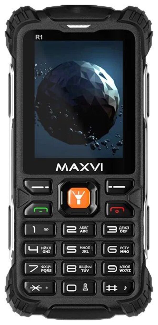 

Сотовый телефон MAXVI R1 Black, R1