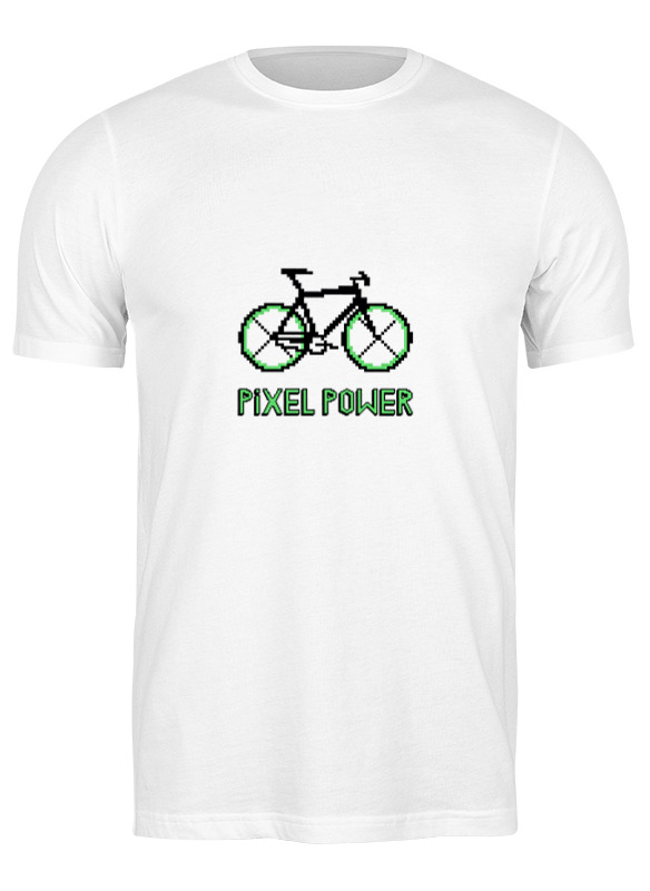 

Футболка мужская Printio Pixel power белая 3XL, Белый, Pixel power