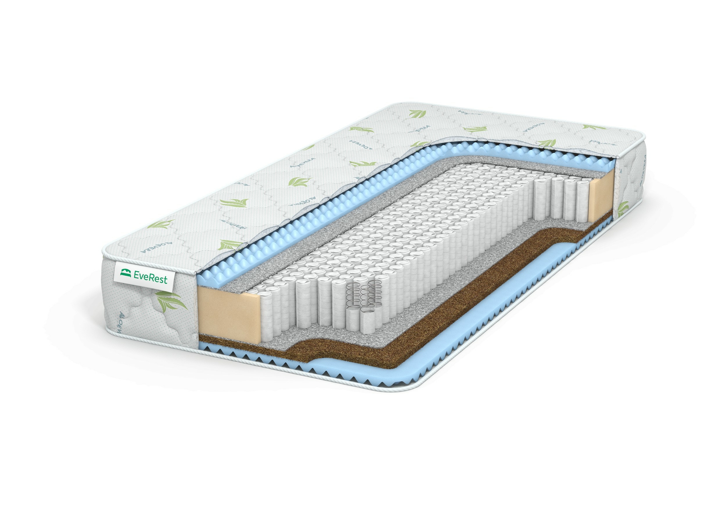 

Матрас EVEREST Ту-Вэй Массаж Бикокос S1000 175х220, Бежевый;белый;серый;серебристый, Массаж Бикокос S1000
