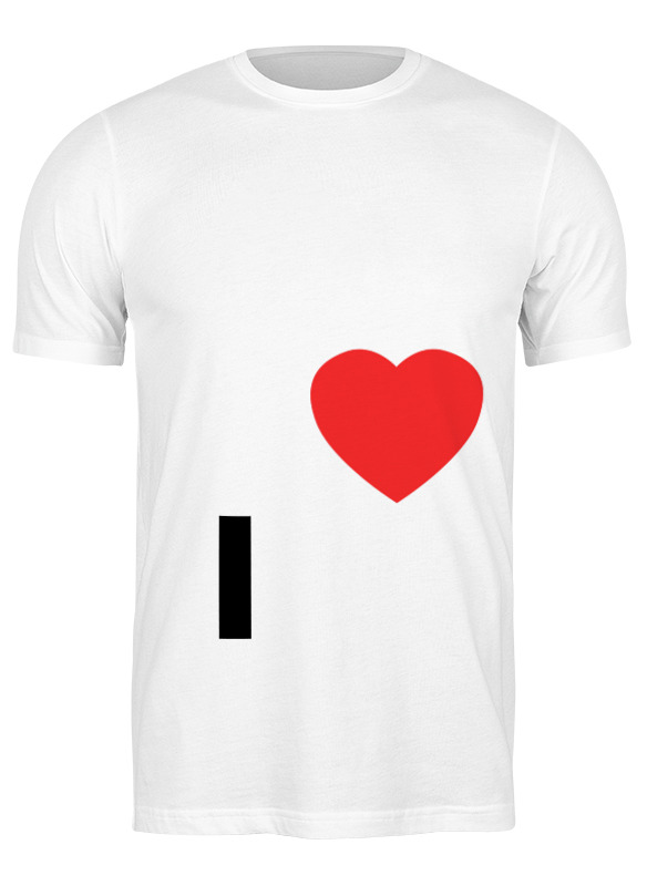 

Футболка мужская Printio I love msk белая 3XL, I love msk