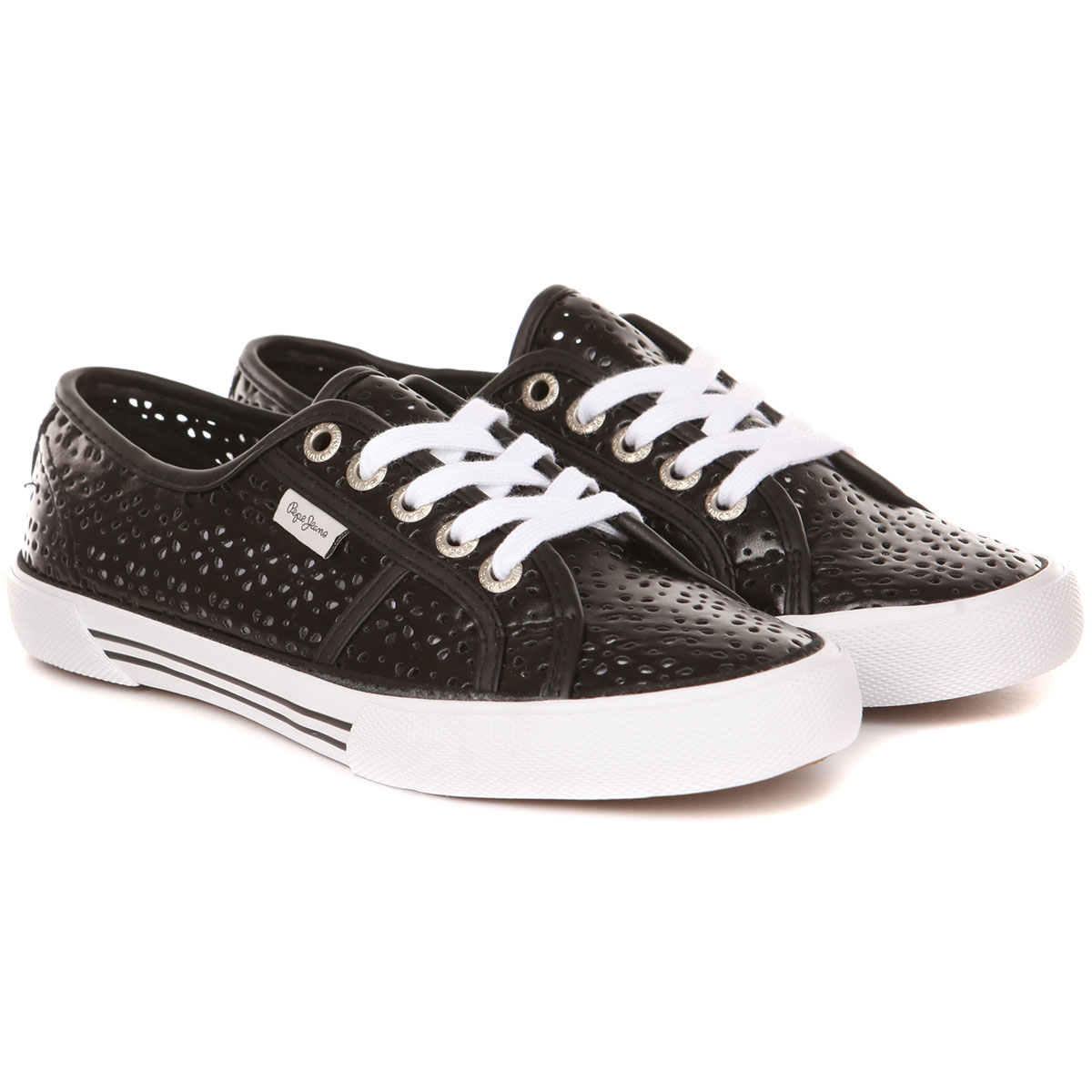 

Кеды женские Pepe Jeans ABERLADY DAISY PLS30643 черные 36 EU, ABERLADY DAISY PLS30643