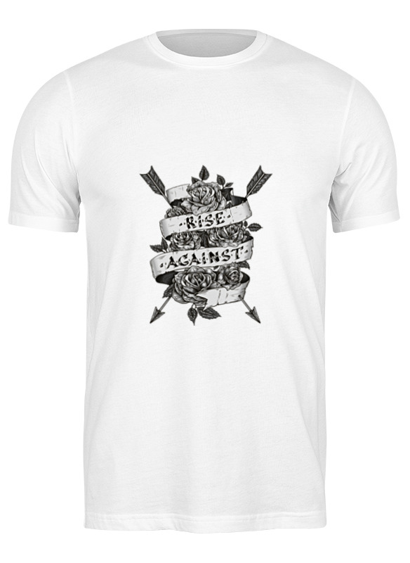 

Футболка мужская Printio Rise against белая 3XL, Белый, Rise against