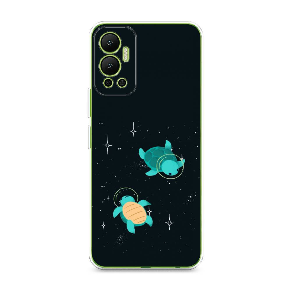 

Чехол Awog на Infinix Hot 12 "Черепашки космонавты", Разноцветный, 3101350-4