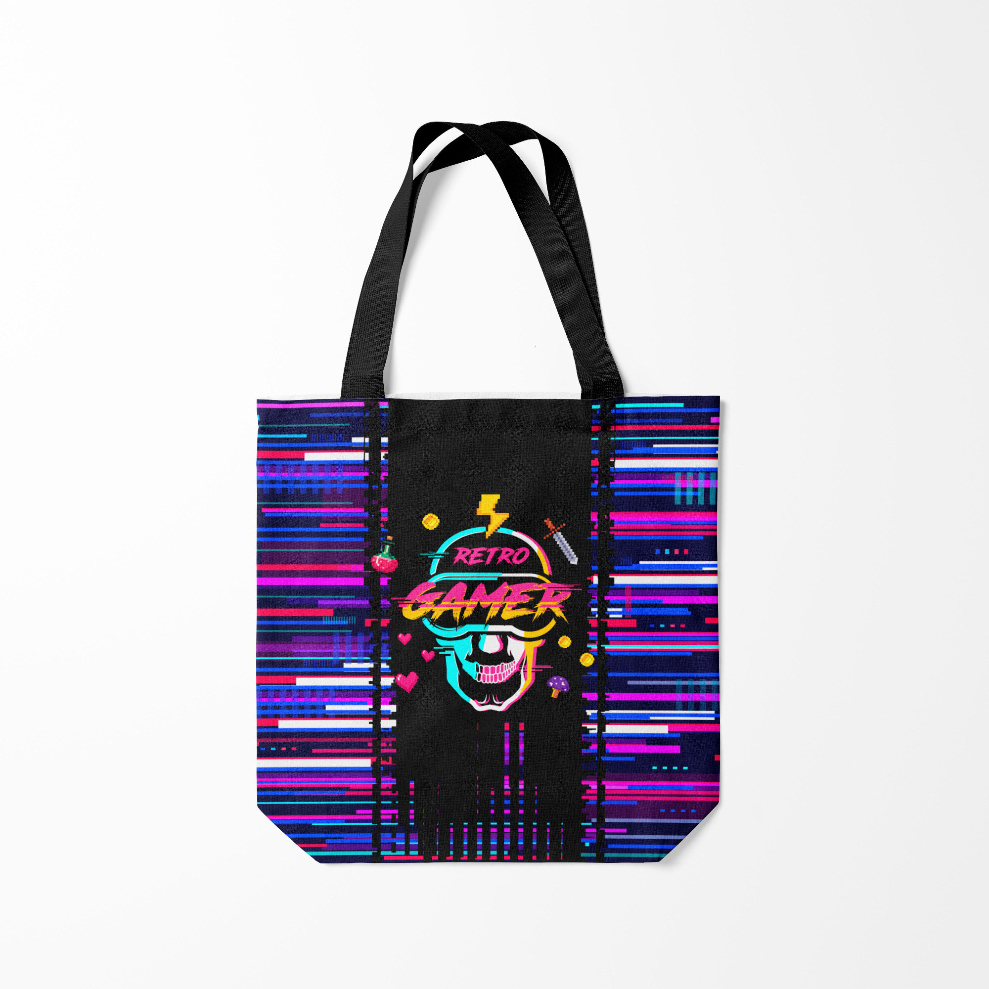 

Сумка шoппер унисекс Burnettie RETROGAMER3D47, черный, RETROGAMER3D47