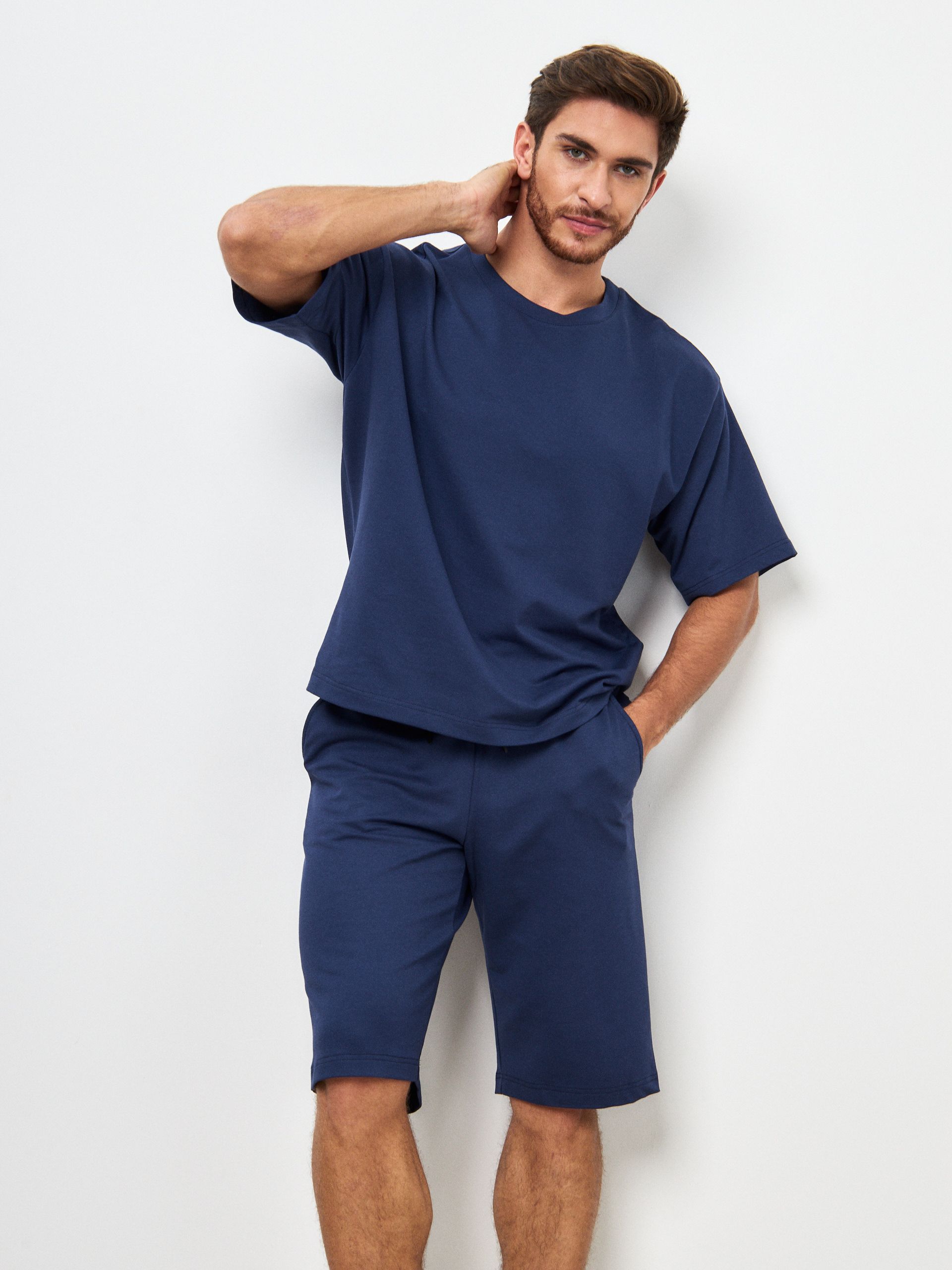 

Футболка мужская MOM №1 88-2151 синяя 2XL, Синий, 88-2151