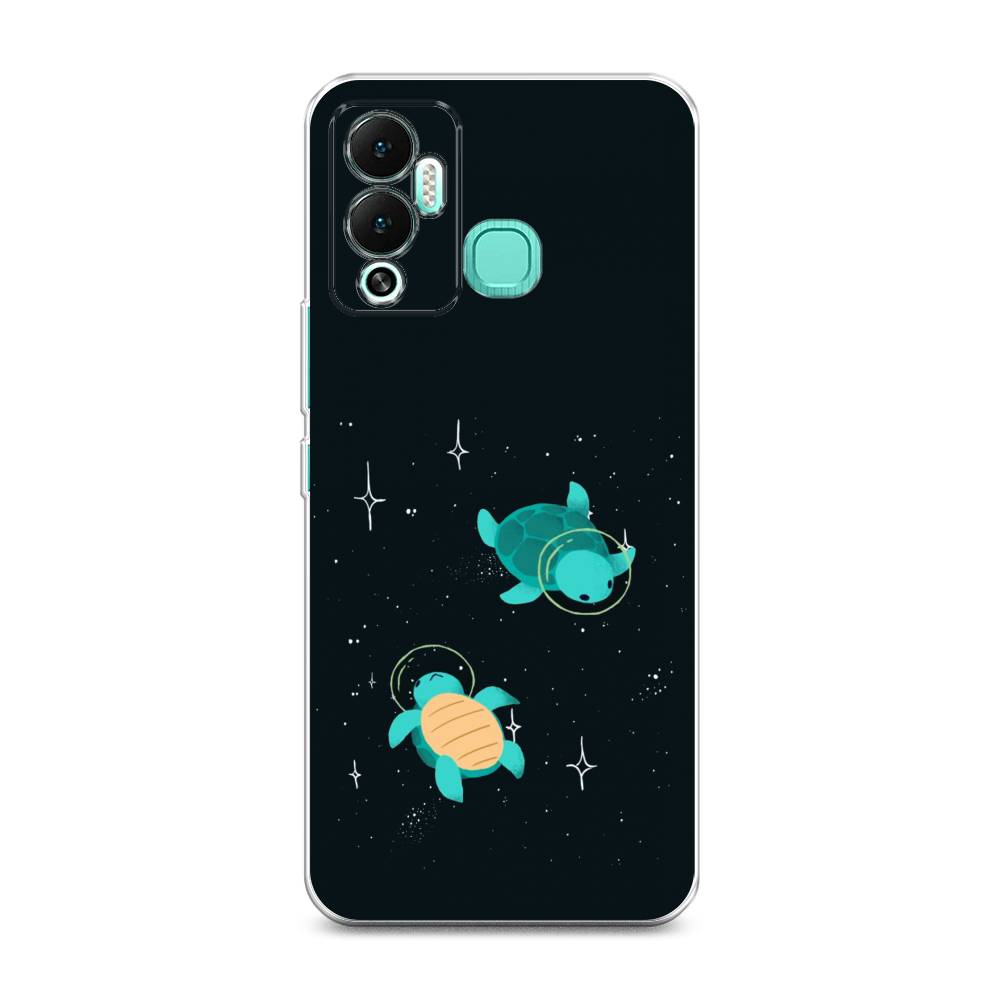

Чехол Awog на Infinix Hot 12 Play "Черепашки космонавты", Разноцветный, 3101750-4