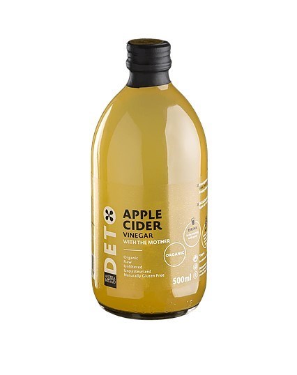 Уксус яблочный DETO ANDREA MILANO нефильтрованный, 500 мл