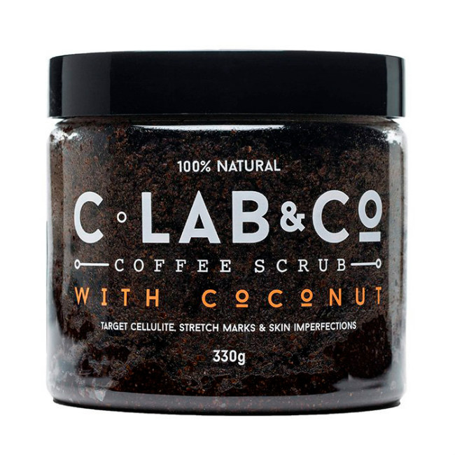 Кофейный скраб C LAB&Co с кокосом банка 330 г