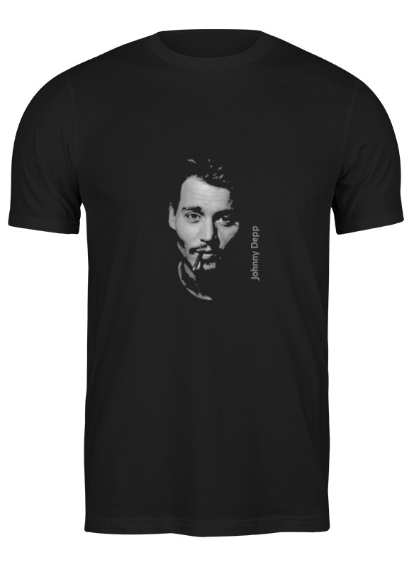 

Футболка мужская Printio Johnny depp черная 3XL, Черный, Johnny depp