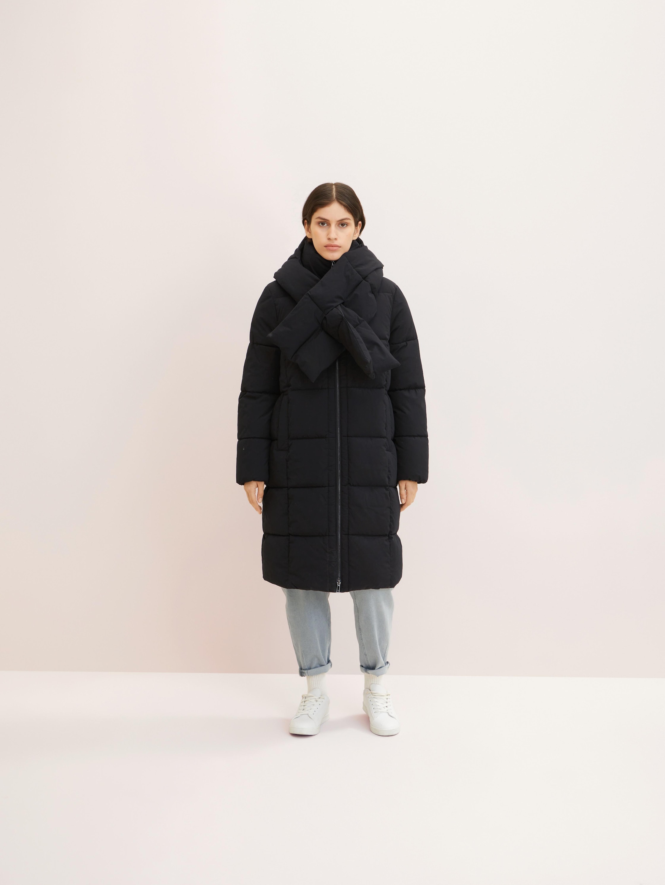 

Пальто женское TOM TAILOR 1032497 черное XL, Черный, 1032497