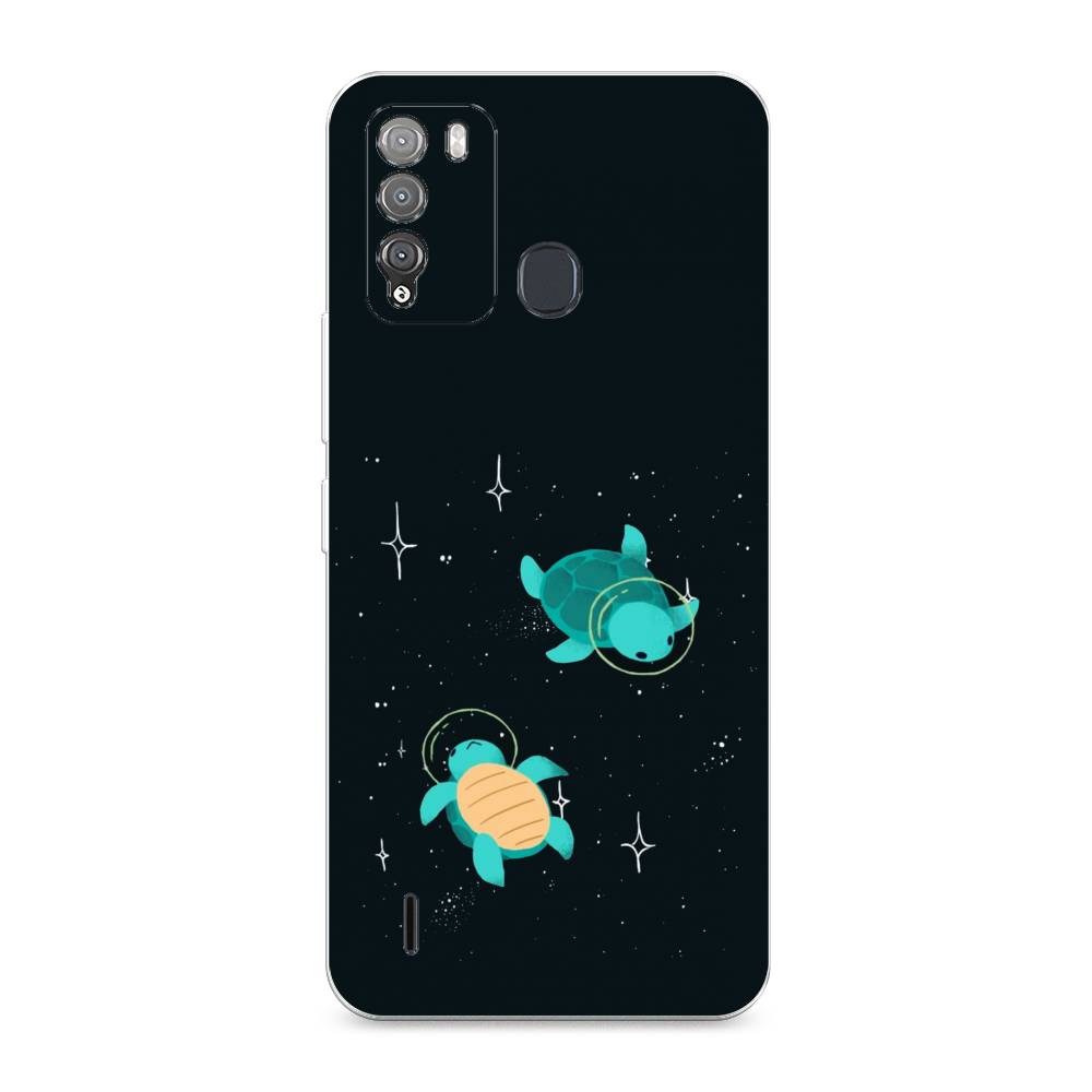 

Чехол Awog на Itel Vision 1 Pro "Черепашки космонавты", Разноцветный, 3200350-4
