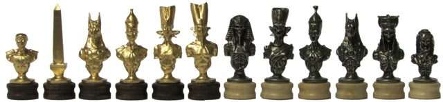 фото Шахматы малые египетская сила черненые 35*50 см 999-rts-76z ровертайм