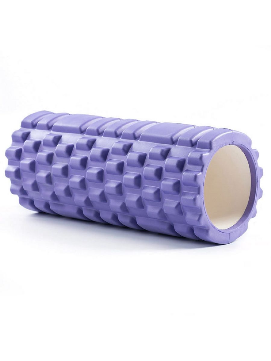 Валик для йоги Sportex B33105 фиолетовый 33x15