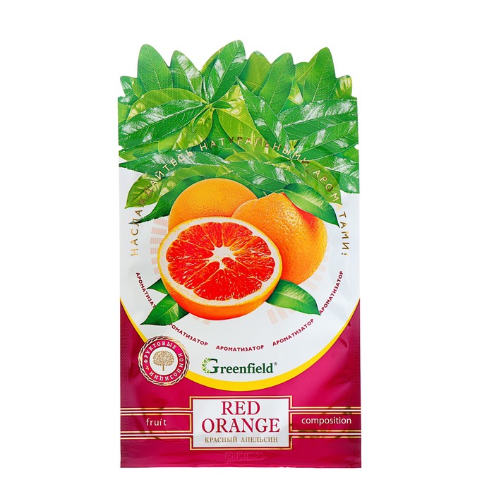 

Освежитель воздуха Ароматизатор Greenfield "Red Orange", 15 г