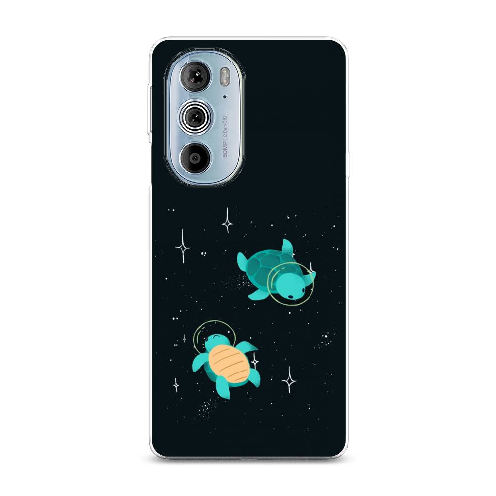 

Чехол Awog на Motorola Edge 30 Pro "Черепашки космонавты", Разноцветный, 243350-4