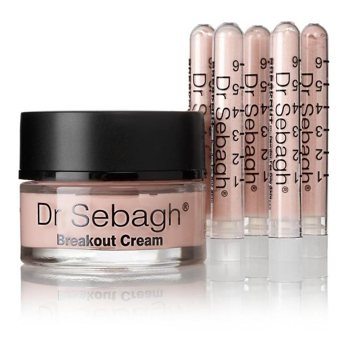 Комплекс Dr.Sebagh Breakout Antibacterial Powder + Breakout Cream 5 х 1,95г
