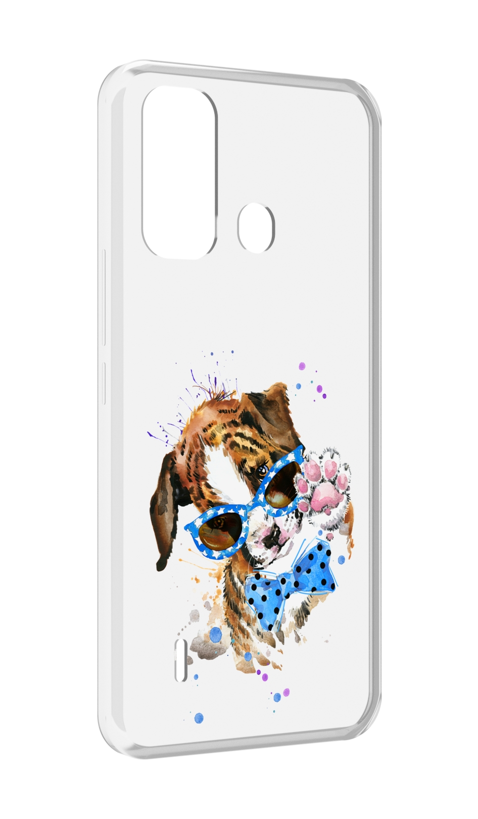 

Чехол MyPads лапочка для ITEL A49 / A58 / A58 Pro, Прозрачный, Tocco