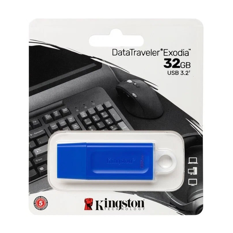 

Флешка Kingston 32 ГБ (KC-U2G32-7GB)