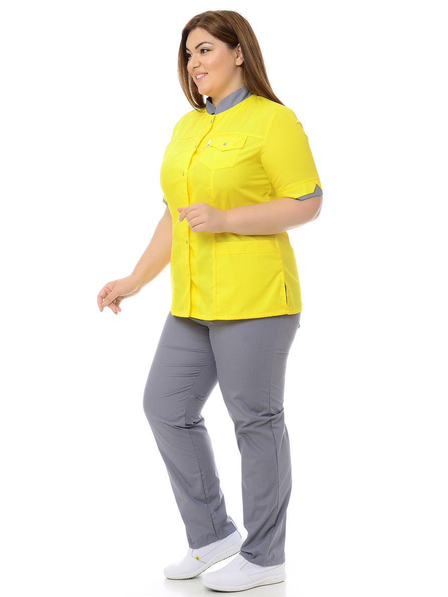 фото Костюм медицинский женский medicalwear марго 107 желтый 54 ru