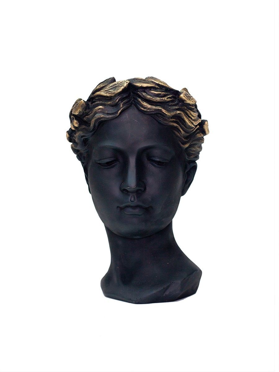 Кашпо для цветов искусственный камень O.M.S. Collection богиня C-0019-S-Bk