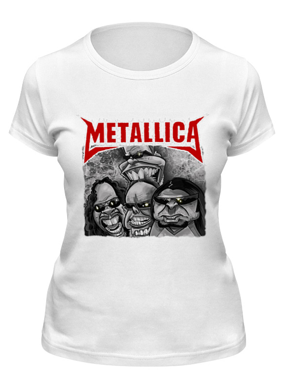 

Футболка женская Printio Metallica белая XL, Белый, Metallica