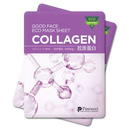 Маска с коллагеном Amicell Pascucci Good Face Eco Mask Sheet Collagen 23мл