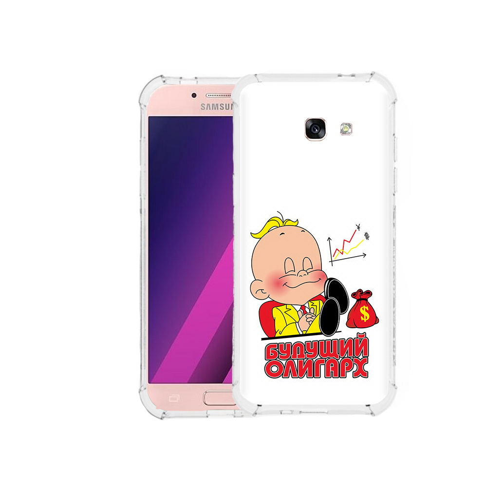 

Чехол MyPads Tocco для Samsung Galaxy A5 Будущий олигарх (PT51293.578.37), Прозрачный, Tocco