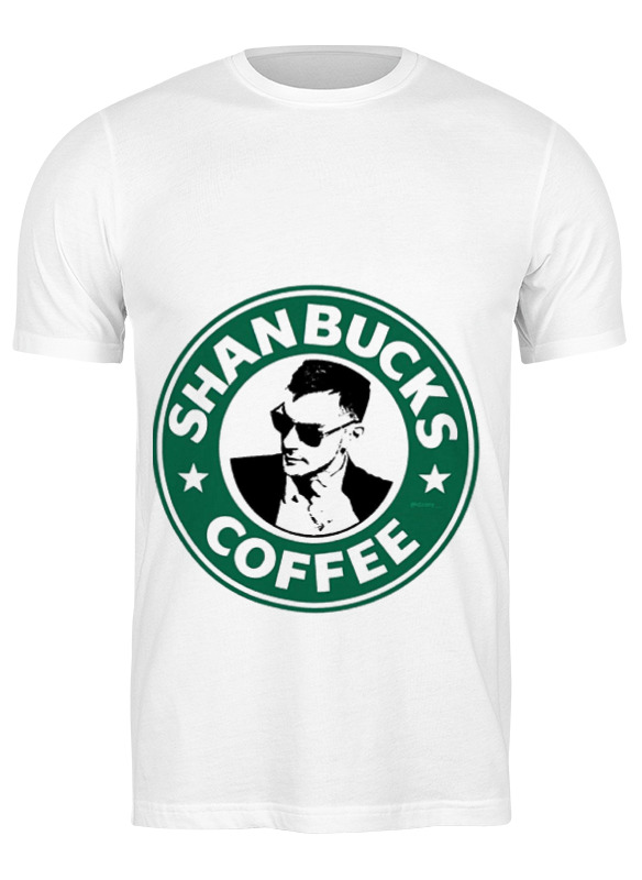 

Футболка мужская Printio Shanbucks coffee белая L, Белый, Shanbucks coffee
