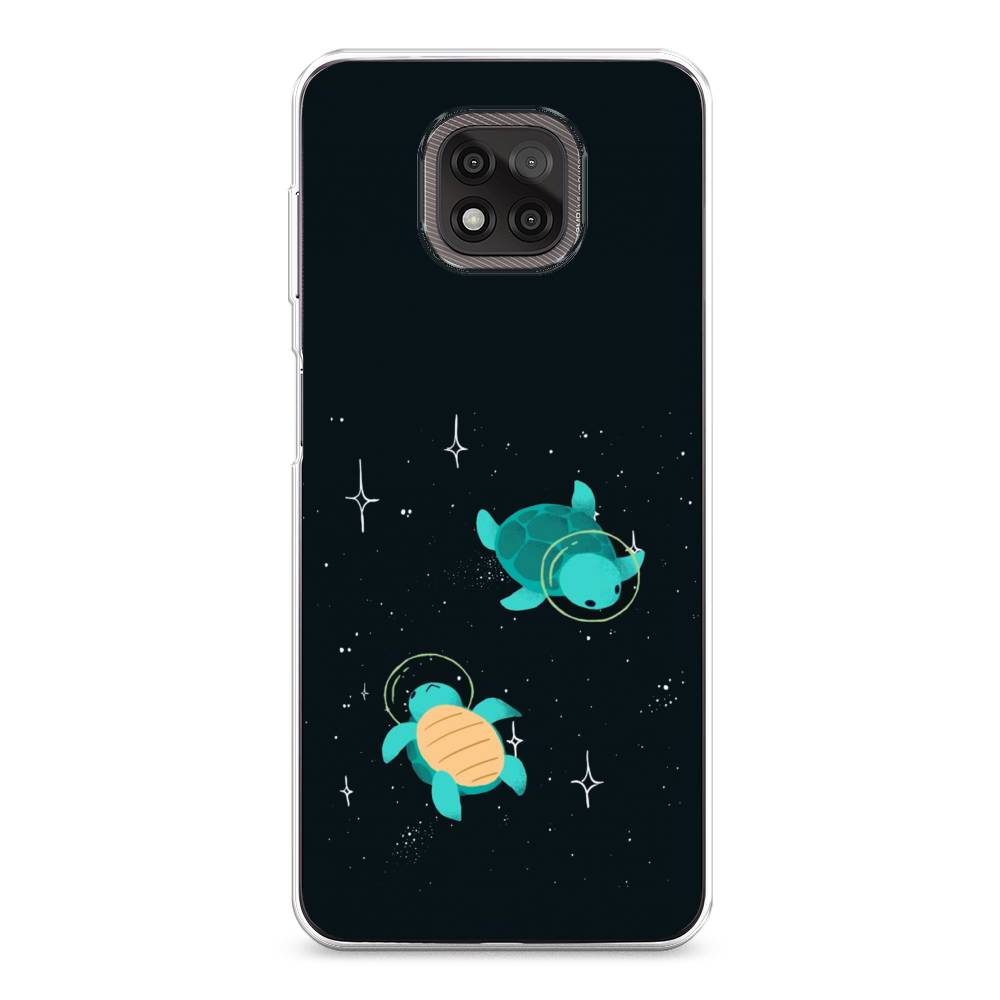 

Чехол Awog на Motorola Moto G Power 2021 "Черепашки космонавты", Разноцветный, 242750-4