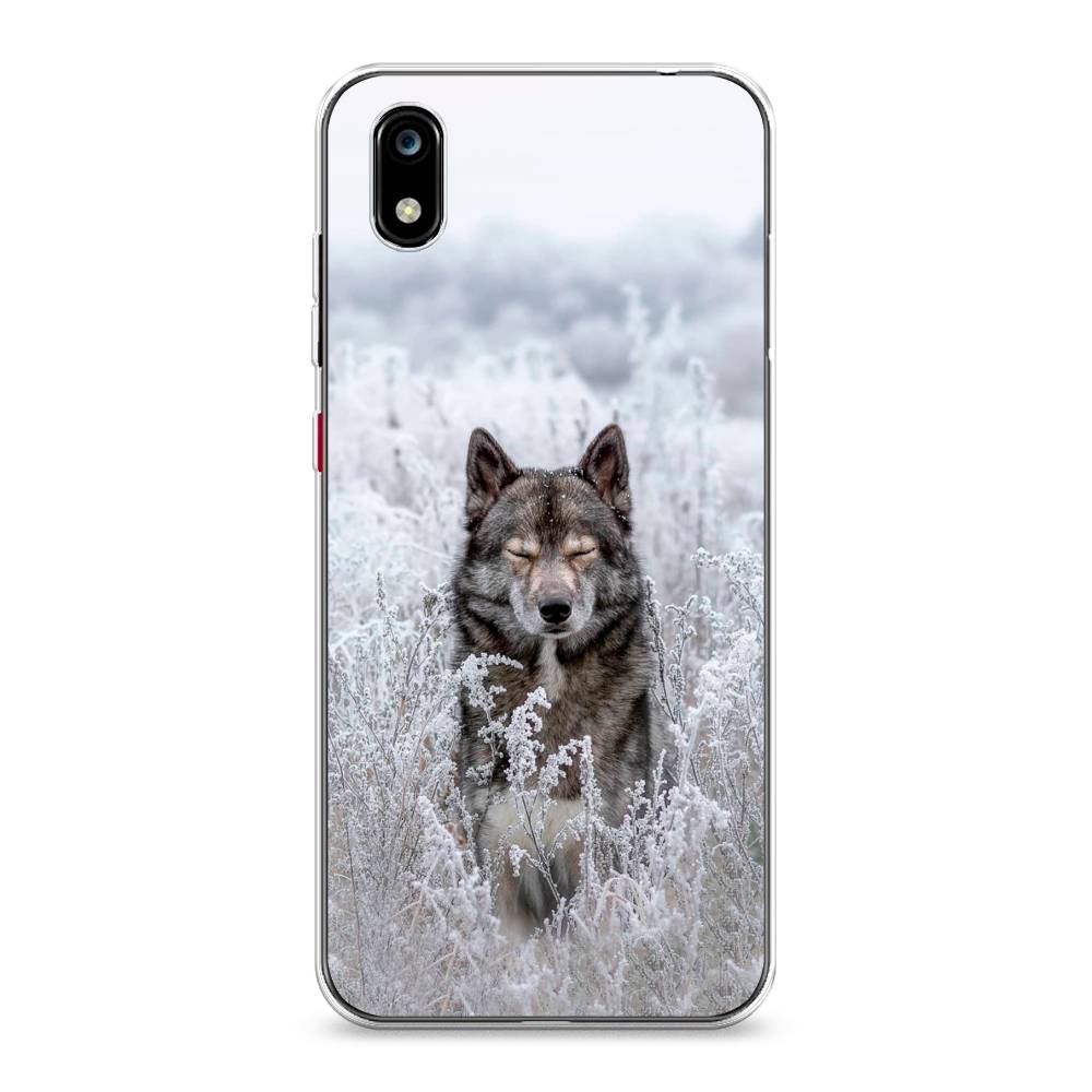 

Чехол Awog на ZTE Blade A7 2019 / ЗТЕ Блэйд A7 2019 "Волк в поле", Разноцветный, 133150-1